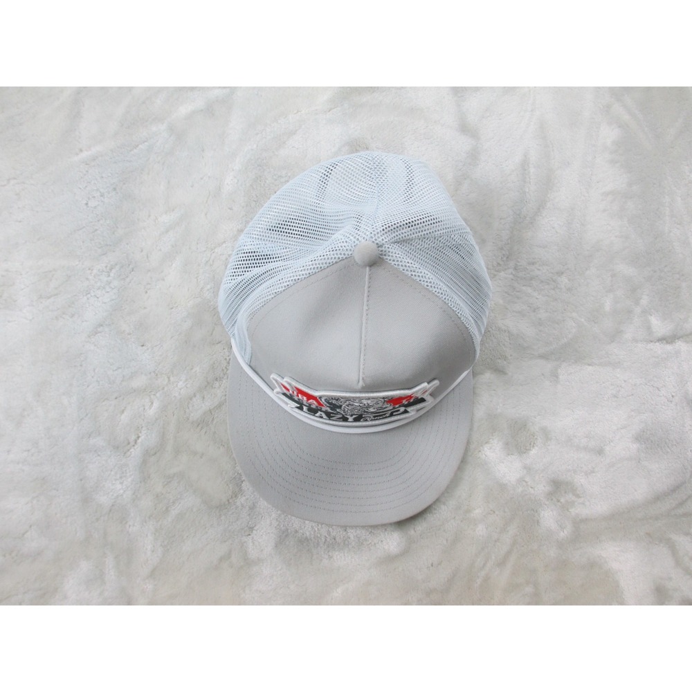 Lazy Ranch Wear Hat Cap Mens OSFA Gray Rope Trucker Snapback Mesh Back* - Picture 5 of 15